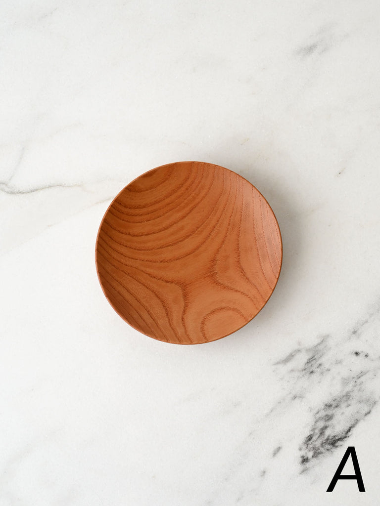 Urushi-Lacquered Pinch Plate | Keyaki