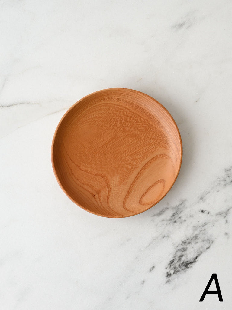 Urushi-Lacquered Small Wooden Plate