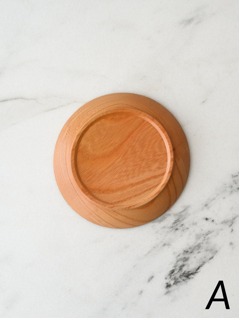 Urushi-Lacquered Small Wooden Plate