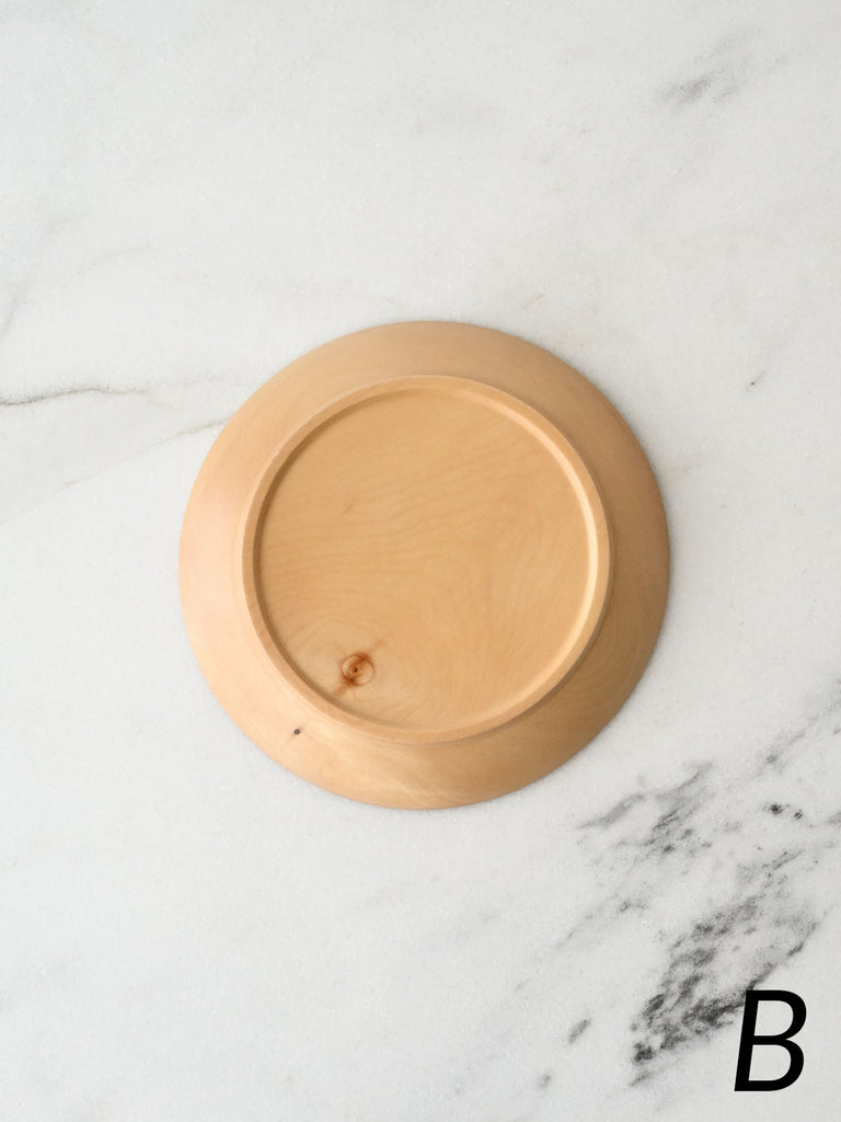 Urushi-Lacquered Small Wooden Plate