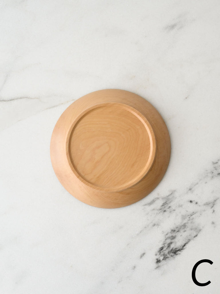 Urushi-Lacquered Small Wooden Plate