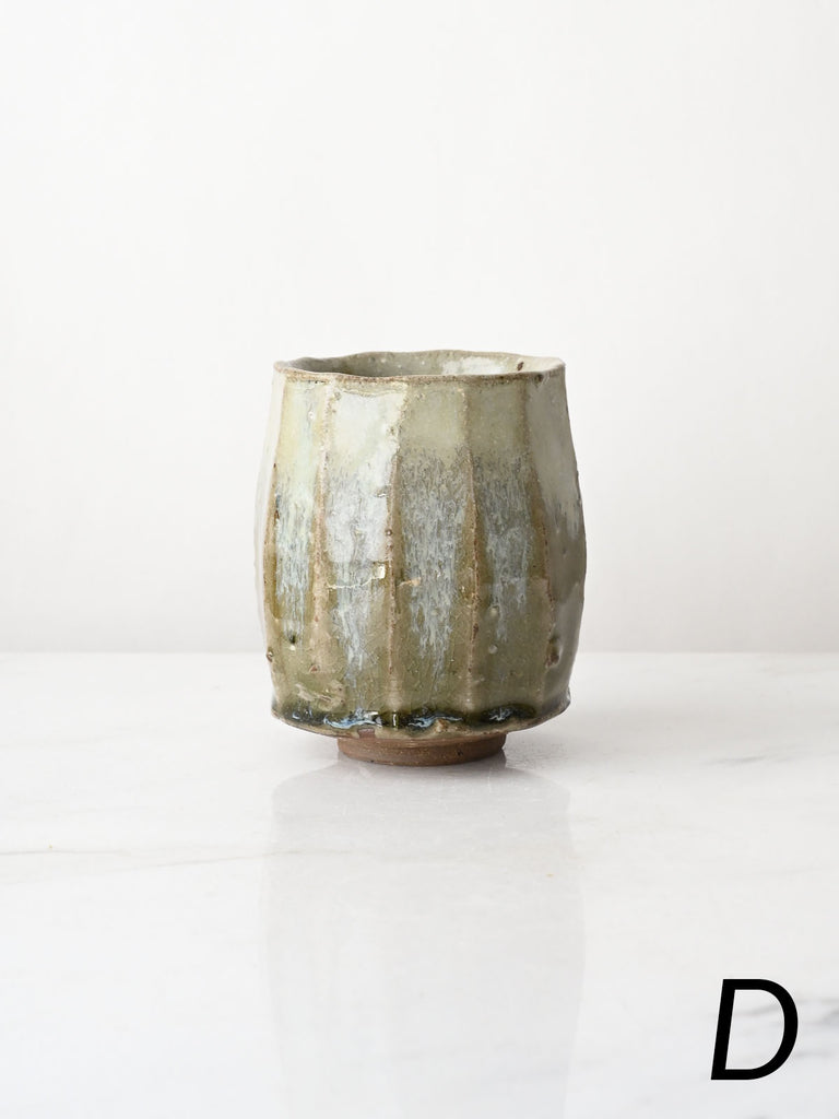 Wild Clay Yunomi in Flowing Glaze