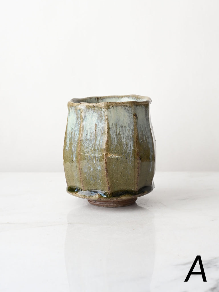 Wild Clay Yunomi in Flowing Glaze