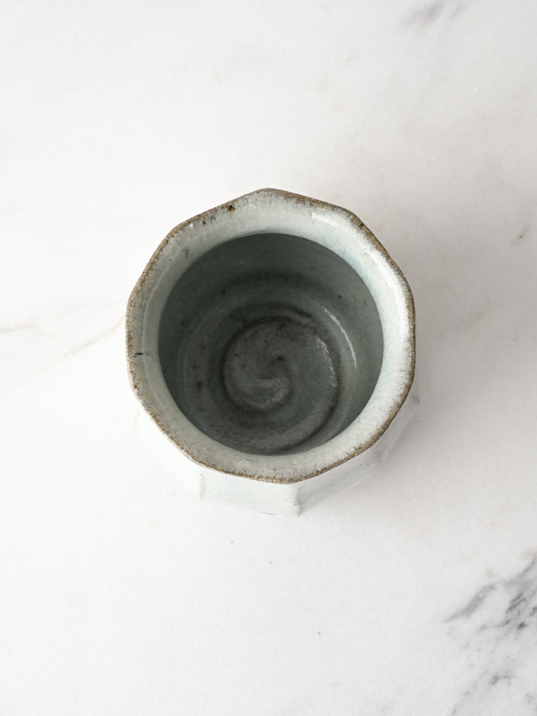 Wild Clay Yunomi in White Ash Glaze