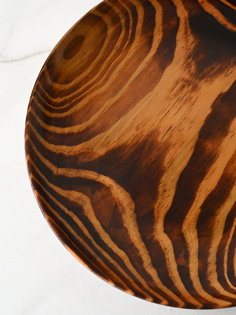 Urushi-Lacquered Wooden Plate | Yaki Matsu