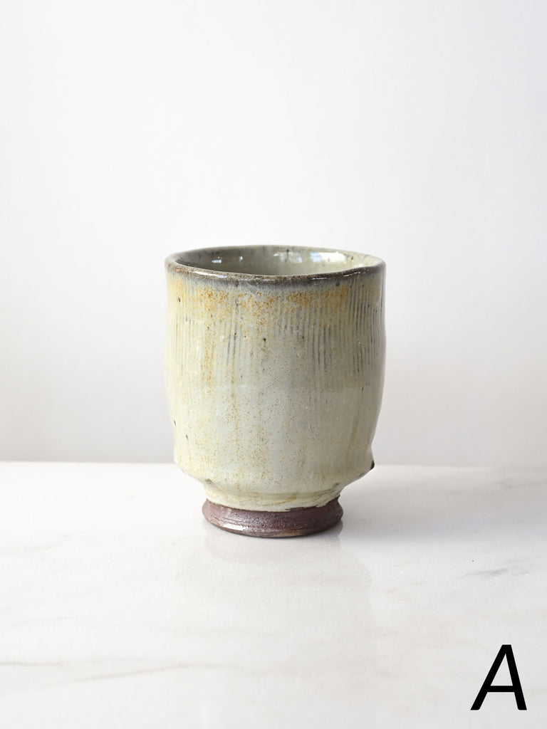 Wild Clay Yunomi in Nuka Glaze