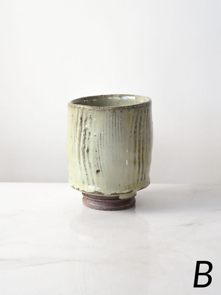Wild Clay Yunomi in Nuka Glaze