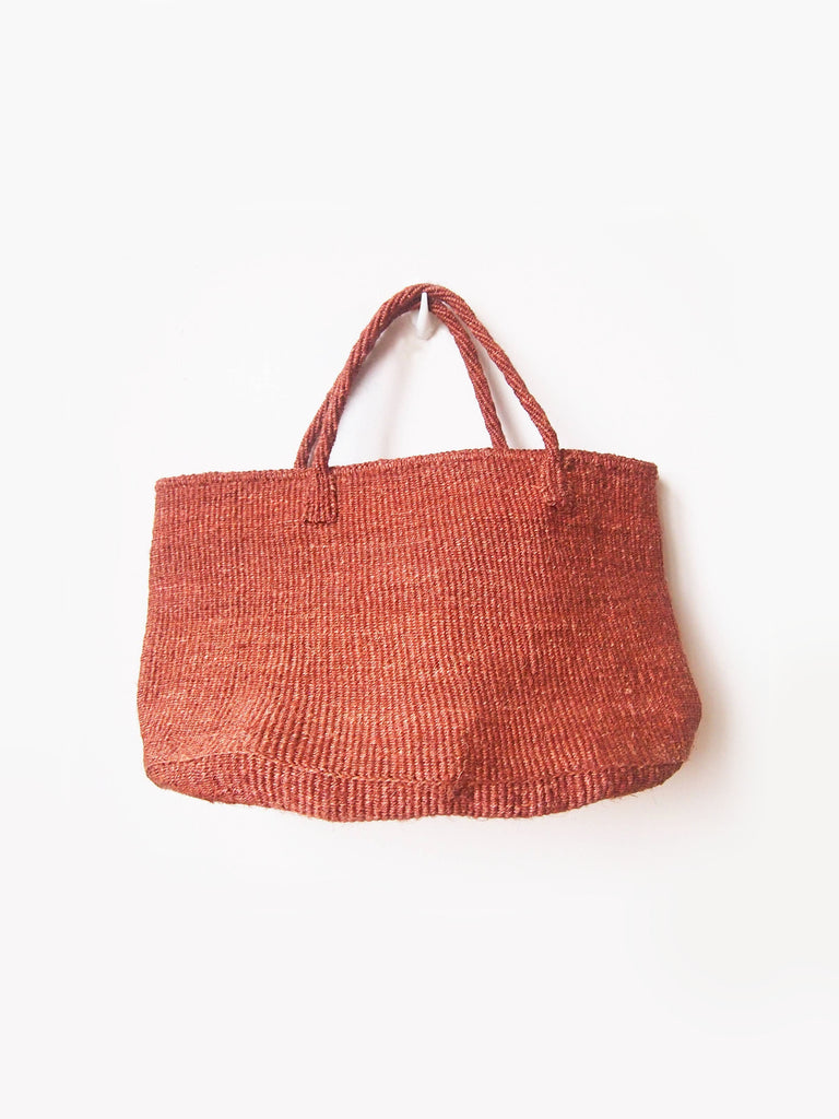 XL Sisal Tote Basket | Canyon Red