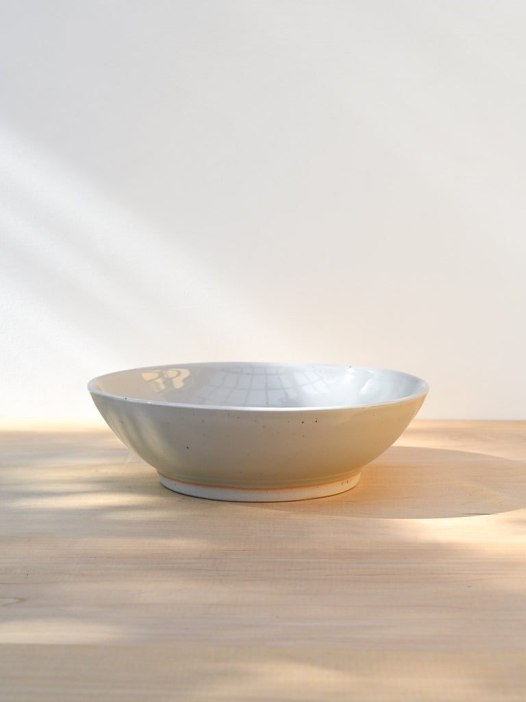 Shallow Footed Serving Bowl