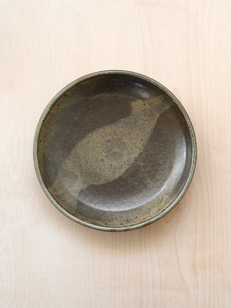 Shallow Serving Bowl in Moss