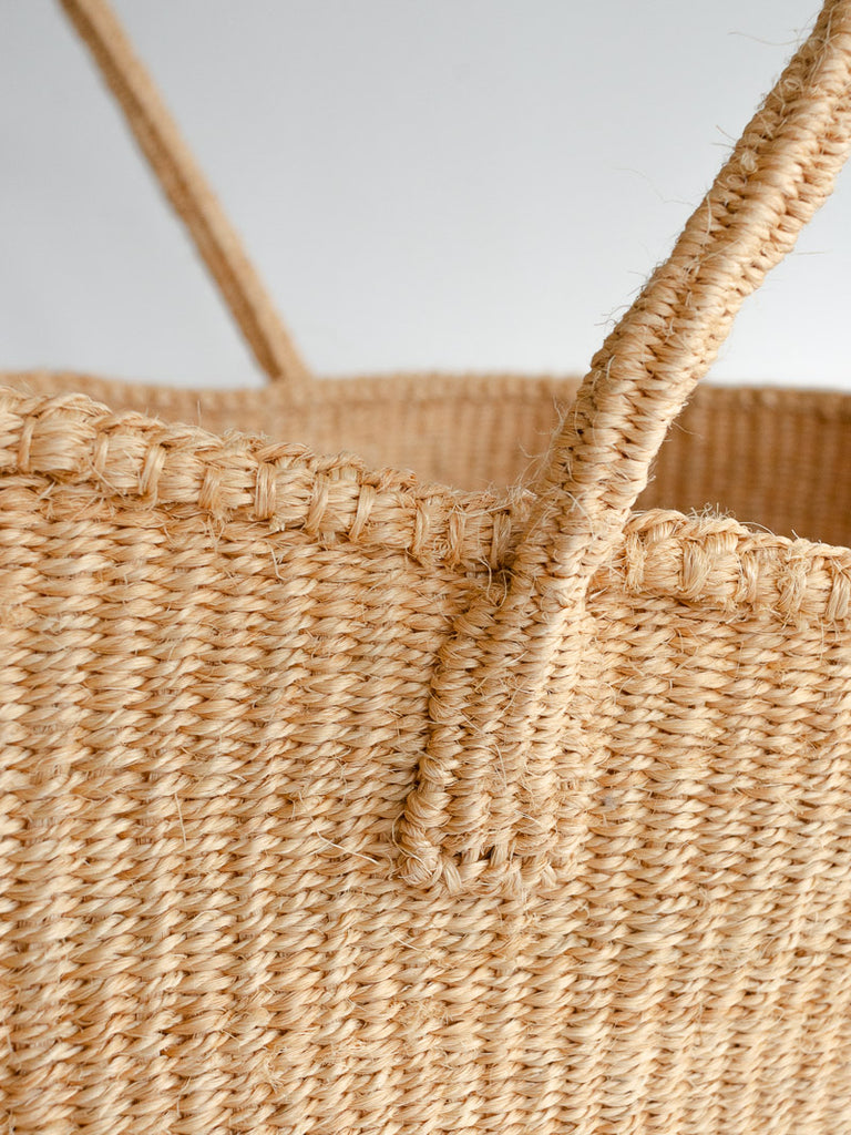 XL Sisal Tote Basket | Natural – TENZO