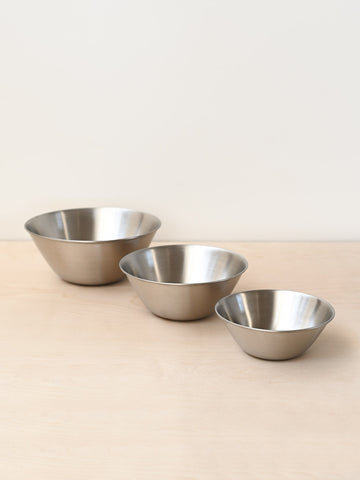 Stainless Steel Mixing Bowls by Sori Yanagi – TENZO