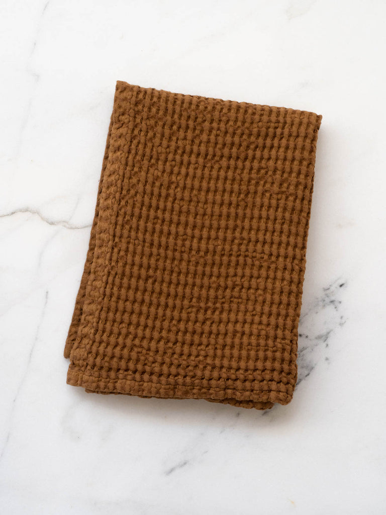 Linen-Cotton Waffle Towel – TENZO
