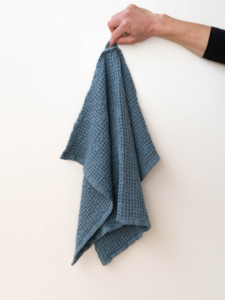 Linen Waffle Weave Kitchen Towels in Various Colors Hand 